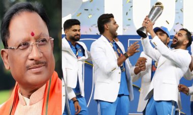 चैम्पियन टीम को चैपियंस ट्राफी में चैपियन बनने की बधाई - सीएम विष्णु देव साय